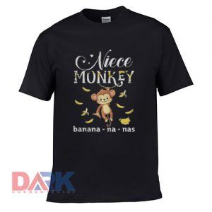 Niece Monkey Banana t shirt for men and women shirt