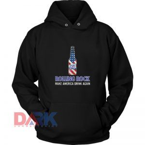 Rolling Rock Make America Drink Again hooded sweatshirt
