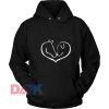 Easily distracted by horses and dogs hooded sweatshirt clothing unisex hoodie on sale