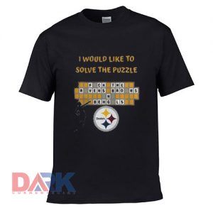 Pittsburgh Steelers I would like to solve the puzzle t shirt for men and women shirt