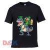 Leprechaun Dinosaur t-shirt for men and women tshirt