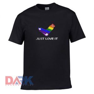 LGBT sock just love it t-shirt for men and women tshirt