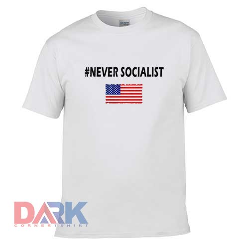 NeverSocialist American t-shirt for men and women tshirt