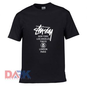 Stussy World Tour t-shirt for men and women tshirt