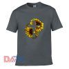 Sunflower Christian Cross t-shirt for men and women tshirt