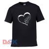 Heart never walk alone dog people horse foot t-shirt for men and women tshirt