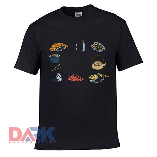 Japan Sushi Japanese Fish t-shirt for men and women tshirt
