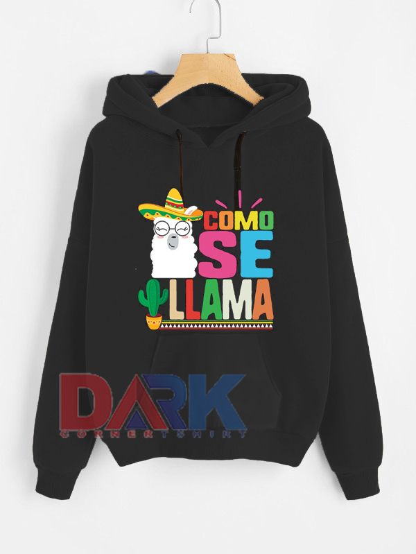 Como Se Llama hooded sweatshirt