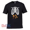 Halloween skeleton 2 t-shirt for men and women tshirt