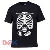 Halloween skeleton t-shirt for men and women tshirt