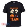 Halloween Team Skeleton Pumpkin Ghost t shirt for men and women shirt