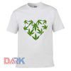 Weed Heart t-shirt for men and women tshirt