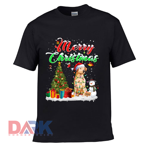 Labrador Christmas Tree Dog Santa Hat t shirt for men and women shirt
